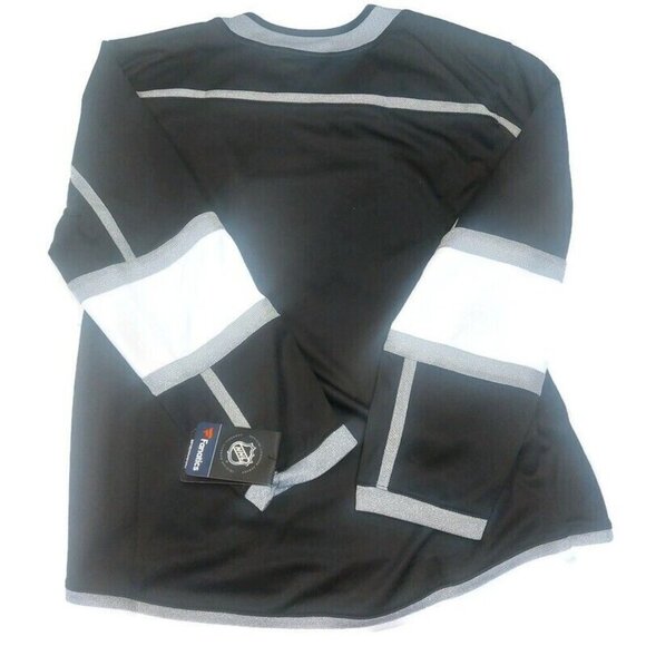 Fanatics NHL Los Angeles Kings Breakaway Jersey Mens Size XL Black Silver - Picture 5 of 6
